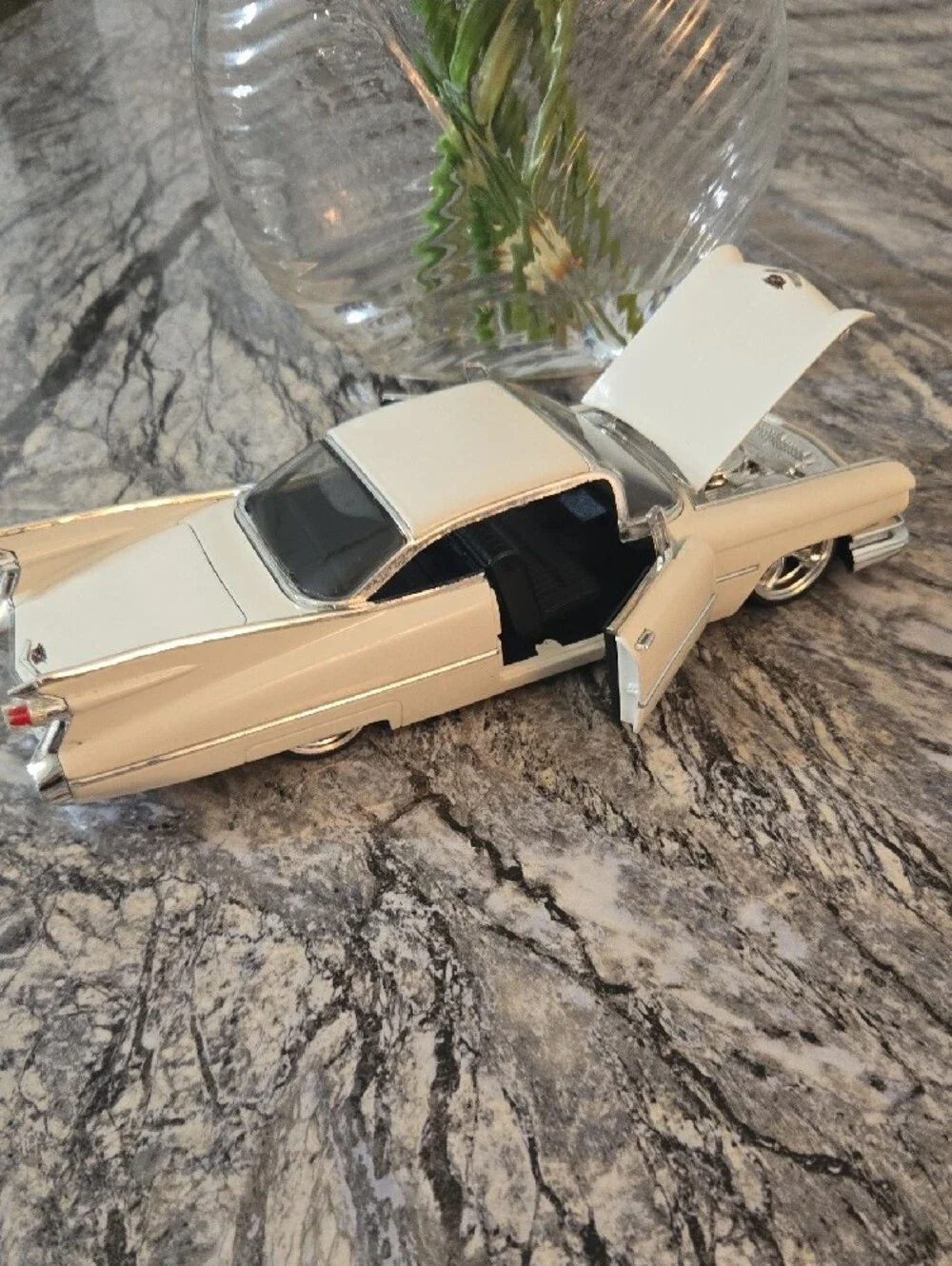 Classic Cream Cadillac